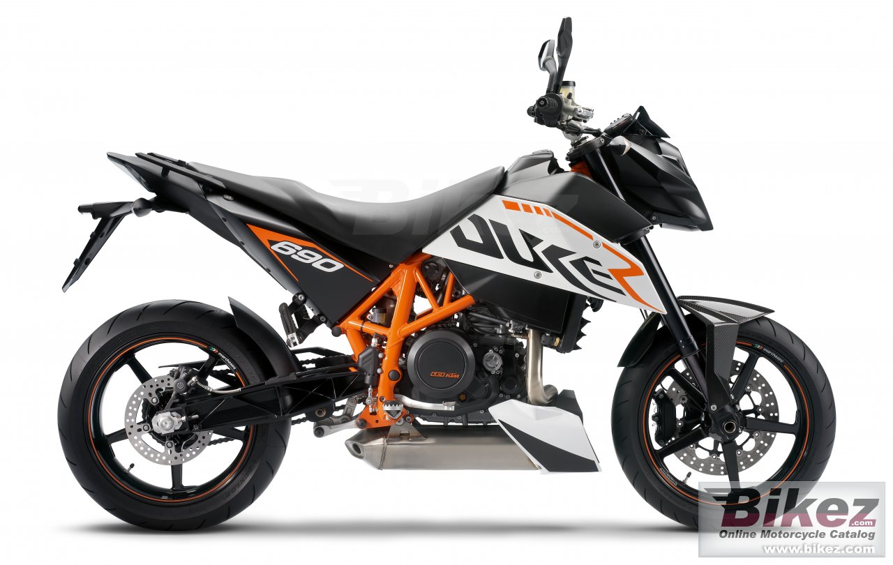 Big KTM 690 duke r picture and wallpaper from Bikez.com